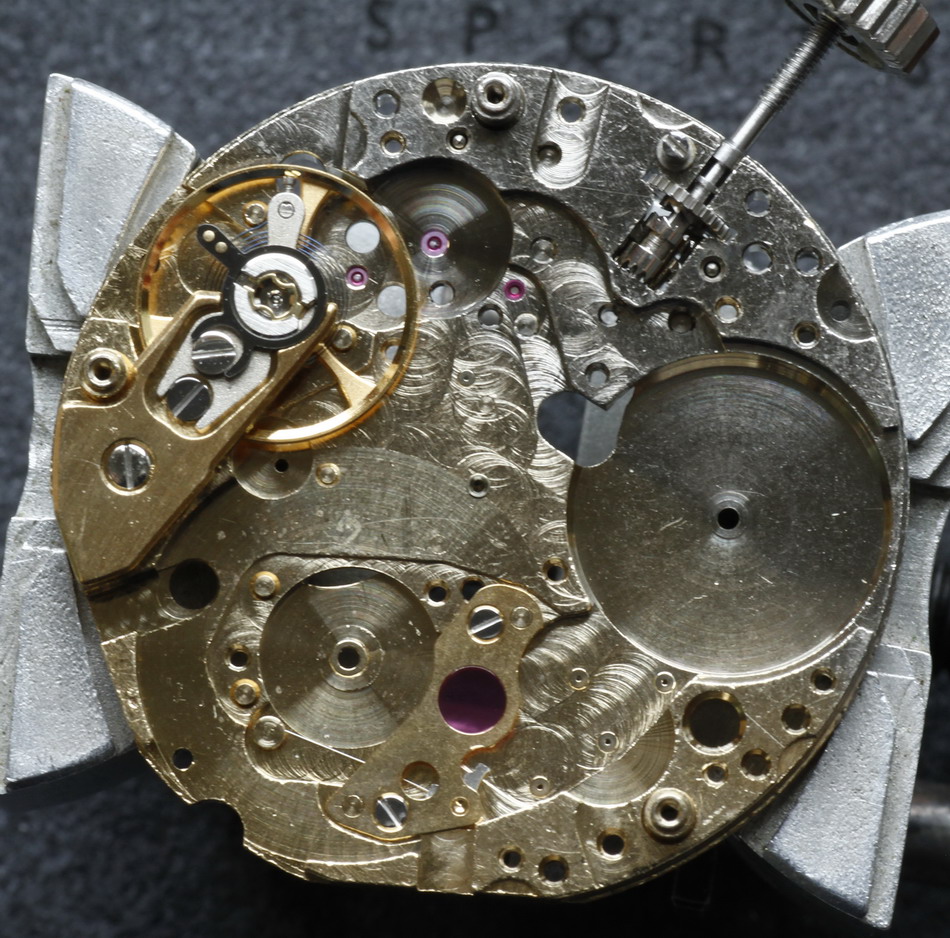 Heuer 28800 VPH Movement -- Plate