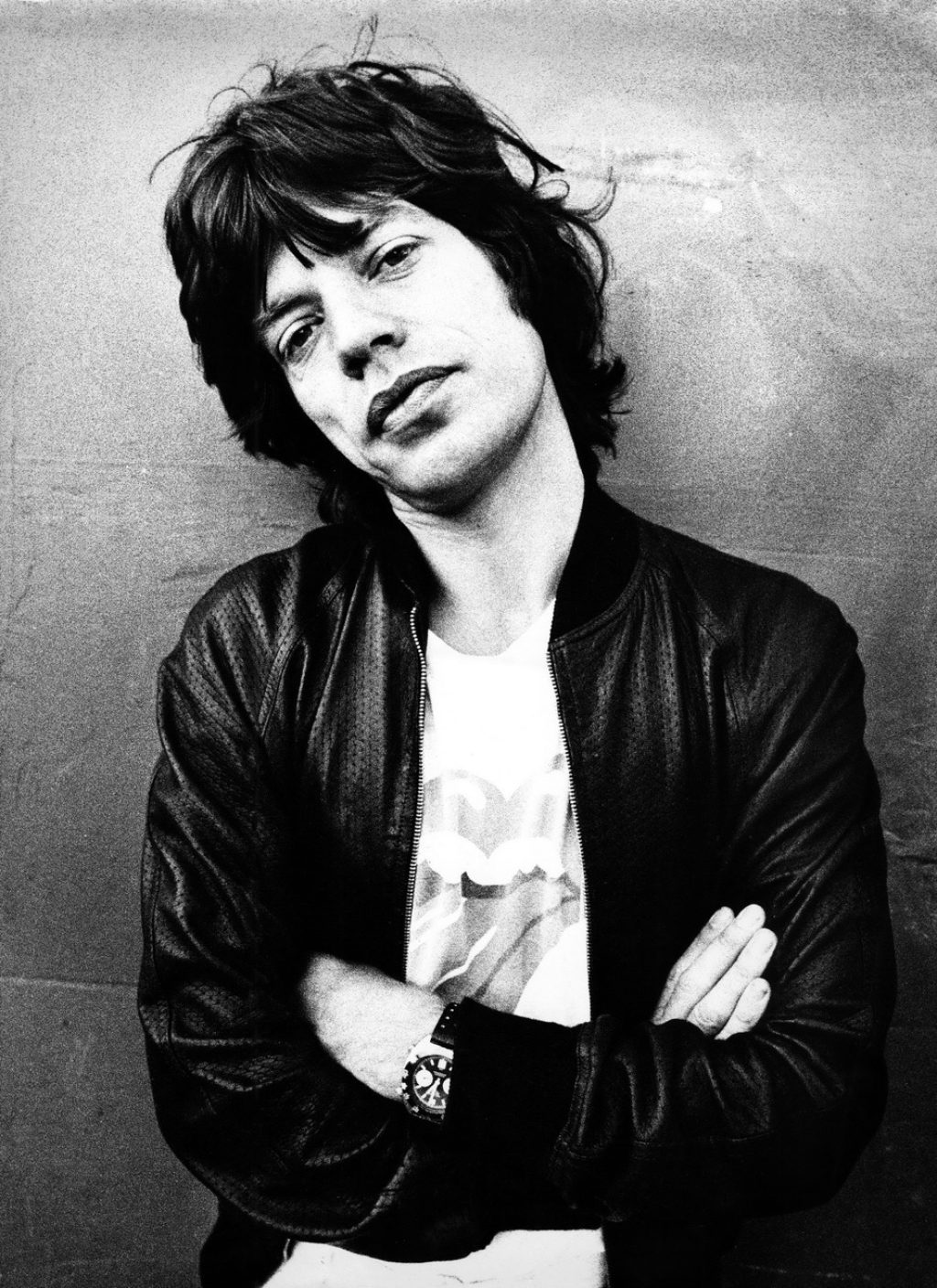 Mick Jagger Wearing Heuer Autavia